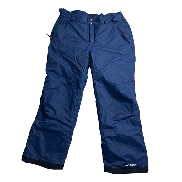 Columbia Mens Arctic Trip Omni-Heat Ski Pants Size XL Navy Blue Insulated Snow - Picture 1 of 9